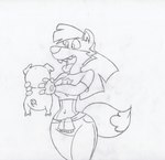 anthro belly big_belly bottomwear breasts clothing denim denim_bottomwear denim_clothing duo female female_pred gloves handwear jeans oral_vore overweight pants simple_background vore virus-20 canid canine canis domestic_pig mammal suid suine sus_(pig) wolf 2023 animated sketch
