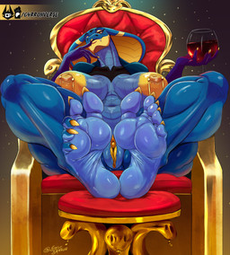 5_toes alcohol anthro areola beverage big_areola big_breasts big_nipples breasts chair clitoral_hood clitoris container cup curling_toes drinking_glass fangs feet female fingers foot_focus furniture genitals glass glass_container glass_cup half-closed_eyes holding_glass holding_object humanoid_feet narrowed_eyes nipple_piercing nipples non-mammal_breasts nude piercing plantigrade seductive sitting smile snake_hood soles solo spread_legs spreading teeth throne toes vulva wine wine_glass g4rron cobra reptile scalie snake digital_media_(artwork) hi_res