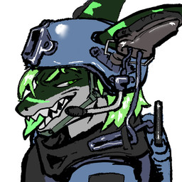 anthro clothing cunning ears_up electronics green_body green_eyes green_hair hair headgear headphones male military military_helmet military_uniform military_vest simple_background solo striped_body stripes teeth tongue tongue_out uniform walkie-talkie white_background saltypineapple counter-strike grenzeshark aquatic fish requiem_shark scalie shark tiger_shark 1:1 hi_res icon