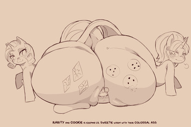 age_difference ass_to_ass between_butts big_butt bubble_butt butt butt_smother curvy_figure eyelashes female female/female feral group hooves horn huge_butt hyper hyper_butt larger_female mature_female older_female pupils quadruped simple_background size_difference smile smothering tail text trio two_against_one voluptuous voluptuous_female younger_female cold-blooded-twilight friendship_is_magic hasbro my_little_pony mythology cookie_crumbles_(mlp) rarity_(mlp) sweetie_belle_(mlp) equid equine mammal mythological_creature mythological_equine unicorn 3:2 english_text hi_res daughter_(lore) incest_(lore) mother_(lore) mother_and_child_(lore) mother_and_daughter_(lore) parent_(lore) parent_and_child_(lore) parent_and_daughter_(lore) sibling_(lore) sister_(lore) sisters_(lore)