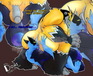 anal anthro anus balls body_hair dialogue duo genitals hyper hyper_genitalia male male/male musk oral penis penis_size_difference power_bottom puffy_anus rimming sex size_difference spread_anus spreading tongue tongue_out donisette ben_10 cartoon_network fasttrack_(ben_10) shocksquatch alien ape citrakayah felid feline gimlinopithecus haplorhine mammal primate sasquatch absurd_res hi_res