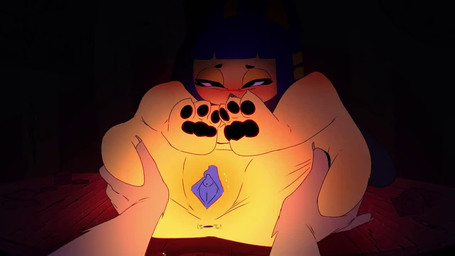 3_toes anal anthro anus black_pawpads blue_hair blue_vulva blush bodily_fluids breasts clitoral_hood clitoris close-up cunnilingus duo enjoying feet female female_anthro female_focus foot_fetish foot_lick foot_play front_view fur furniture genital_fluids genital_focus genitals hair hand_on_another's_butt hand_on_butt hindpaw humanoid_genitalia humanoid_vulva inside legs_up licking looking_pleasured lying lying_and_blow_position male male/female nipples nude nude_female on_back on_table oral pawpads paws rimming sex small_breasts spread_legs spread_vulva spreading table teeth thick_clitoral_hood toes tongue tongue_out urethra vaginal vaginal_fluids vulva vulva_focus yellow_body gasprart animal_crossing nintendo ankha_(animal_crossing) canid canine domestic_cat felid feline felis humanoid mammal 16:9 2025 2d_animation animated frame_by_frame no_sound short_playtime webm widescreen