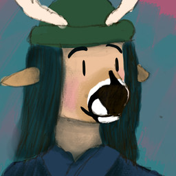 ambiguous_gender anthro antlers beanie clothed clothing coat dark_nose fully_clothed hat headgear headwear horn simple_background solo textured_background topwear hubofeverything koda_(hubofeverything) cervine deer mammal satyr 1:1 2025 digital_media_(artwork) digital_painting_(artwork) headshot_portrait hi_res painting_(artwork) portrait maleherm_(lore)