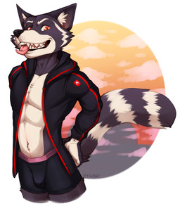 anthro bulge clothed clothing looking_at_viewer male mammal open_jacket procyonid raccoon smile solo spazzyhusky tongue tongue_out
Rating: Questionable
Score: 3
User: Cat-in-Flight
Date: July 14, 2018 anthro bulge clothed clothing looking_at_viewer male mammal open_jacket procyonid raccoon smile solo spazzyhusky tongue tongue_out
Rating: Questionable
Score: 3
User: Cat-in-Flight
Date: July 14, 2018