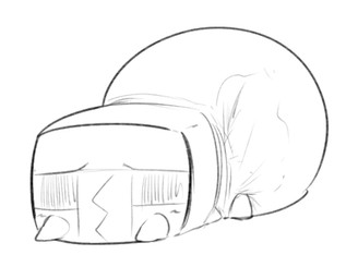 ambiguous_gender blush blush_lines clean_diaper clothed clothing diaper diaper_only facial_spikes feral nervous sharp_teeth simple_background solo spikes spikes_(anatomy) teeth three-quarter_view topless vertical_mouth wearing_diaper white_background white_diaper andeddo3boo nintendo pokemon charjabug generation_7_pokemon pokemon_(species) 2026 full-length_portrait greyscale monochrome portrait sketch