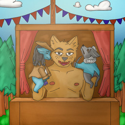 adult_on_young age_difference ambiguous_gender anthro blue_body blue_fur bottomless bottomless_ambiguous bottomless_anthro clothed clothing distressed evergreen_tree fisting forced forced_fisting fur grey_body grey_fur group hand_puppet hat headgear headwear male male/ambiguous nipples nude open_mouth open_smile orange_body orange_fur outside penetration pine_tree plant rape sex smile topless topless_anthro topless_male topwear topwear_only tree trio young young_ambiguous young_raped clipp_clip 1:1