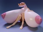 anthro big_breasts breasts female forked_tongue huge_breasts hyper hyper_breasts looking_at_viewer nipples non-mammal_breasts non-mammal_nipples nude simple_background solo tongue tongue_out mixiorca hog-nosed_snake reptile scalie snake 3d_(artwork) 4:3 blender_(artwork) digital_media_(artwork) hi_res