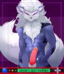 abs alternate_color anthro anthrofied arcanine canid canine conditional_dnp distracting_watermark erection generation_1_pokemon genitals hi_res lemoncore male mammal nintendo nude penis pokemon pokemon_(species) pokemorph shadow_pokemon solo watermark