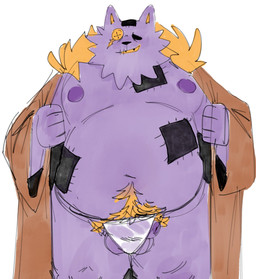 anthro bulge button_(fastener) button_eyes clothing fur genitals male mostly_nude overweight overweight_anthro overweight_male penis plushie presenting presenting_penis purple_body purple_fur robe seam_(sewing) solo stitch_(sewing) underwear undressing undressing_self sourbear deltarune undertale_(series) seam_(deltarune) animate_inanimate darkner felid feline living_plushie mammal 2025 digital_media_(artwork) hi_res