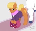 all_fours animal_genitalia animal_penis bag blonde_hair blue_eyes bottomless clothed clothing cutie_mark doggystyle duo ear_piercing equine_genitalia equine_penis erection faceless_character faceless_male female female_penetrated feral from_behind_position fur genitals hair male male/female male_penetrating male_penetrating_female mature_female mature_feral nude penetration penis piercing sex sitting suitcase white_body white_fur surge-on friendship_is_magic hasbro my_little_pony ms._harshwhinny_(mlp) earth_pony equid equine horse mammal pony 2013 2d_animation animated hi_res motion_tweening short_playtime