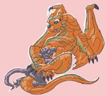 anthro bodily_fluids breastfeeding breasts busty_feral duo female female/female feral lactating milk teats udders woodhouse3d dungeons_and_dragons hasbro mythology wizards_of_the_coast copper_dragon_(dnd) dragon dragon_(dnd) dragonborn_(dnd) mythological_creature mythological_scalie scalie