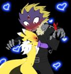 <3 abs beelzemon blush chest_tuft clothed clothing digimon eyes_closed fur gloves hug jacket open_mouth red_eyes renamon takao-hikari tuft white_fur
Rating: Safe
Score: 2
User: ChestFox
Date: March 23, 2014