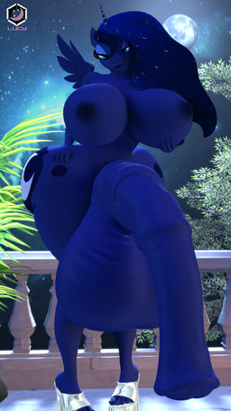 animal_genitalia animal_penis anthro anthrofied areola balls big_balls big_breasts big_butt big_penis breasts butt clothing equine_genitalia equine_penis footwear genitals gynomorph high_heels huge_balls huge_butt huge_penis hyper hyper_balls hyper_butt hyper_genitalia hyper_penis intersex light looking_at_viewer medial_ring moonlight nipples nude penis platform_footwear platform_heels shoes solo lucy_moon friendship_is_magic hasbro my_little_pony princess_luna_(mlp) equid equine mammal 3d_(artwork) 9:16 absurd_res digital_media_(artwork) hi_res source_filmmaker_(artwork)