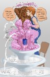 anthro bent_legs big_breasts big_penis blue_dildo blush bodily_fluids bound breast_squeeze breast_squish breasts bumped_dildo cake candy chair cheek_lick chocolate chocolate_covered clothing cum cum_in_container cum_pool cum_while_penetrated dessert dialogue dildo dildo_sitting drooling duo ejaculation encasement excessive_cum excessive_genital_fluids eyewear eyewear_only face_lick food food_fetish food_play fountain frosting frosting_on_breasts fruit furniture gag gagged genital_fluids genitals glasses glasses_only gynomorph gynomorph/male hand_on_breast handjob hands-free hands_behind_head heart_symbol huge_breasts i_can't_believe_it's_not_feces inanimate_transformation intersex intersex/male intersex_penetrated kneeling licking long_tail male messy moan nubbed_dildo nude overalls penetration penile penis petrification plant round_glasses saliva sex sex_toy squeezing squish strawberry tail text_box tongue transformation tremble_spikes wam wearing_glasses elmer_galarga katie_kamiya domestic_cat felid feline felis human mammal hi_res