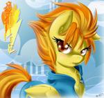 2014 equine female feral friendship_is_magic fur hair horse knifeh looking_at_viewer mammal my_little_pony orange_hair outside pegasus pony solo spitfire_(mlp) two_tone_hair wings wonderbolts_(mlp) yellow_fur
Rating: Safe
Score: 11
User: lemongrab
Date: January 26, 2014