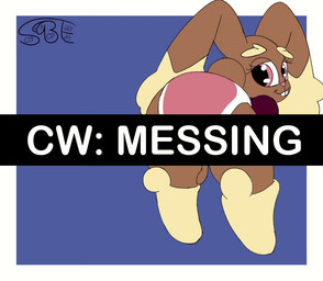 anthro clothed clothing diaper diaper_fetish excessive_feces fart feces female hyper hyper_feces hyper_soiling long_ears pooping rear_view soiled_diaper soiling soiling_diaper solo unclean_diaper used_diaper using_diaper wearing_diaper gassybigears69 sound_warning nintendo pokemon ponnie_the_lopunny generation_4_pokemon lagomorph leporid lopunny mammal pokemon_(species) rabbit animated short_playtime sound video