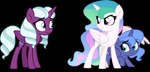 blue_eyes blue_hair female feral group hair horn multicolored_hair multicolored_tail purple_eyes scared tail two_tone_hair wings orin331 friendship_is_magic hasbro mlp_g5 my_little_pony mythology opaline_(mlp) princess_celestia_(mlp) princess_luna_(mlp) s1_luna_(mlp) equid equine mammal mythological_creature mythological_equine winged_unicorn absurd_res alpha_channel hi_res sibling_(lore) sister_(lore) sisters_(lore)