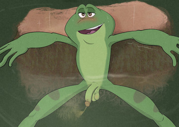 balls blush blush_lines bodily_fluids genital_fluids genitals male peeing peeing_underwater penis solo urine watersports illegaleel the_princess_and_the_frog prince_naveen amphibian frog hi_res