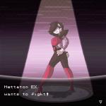 1:1 abstract_background android animated cinemagraph crossover drag_(fashion) english_text goobermation humanoid low_res machine male mettaton mettaton_ex nintendo not_furry pokemon robot robot_humanoid short_playtime solo spotlight text undertale undertale_(series)