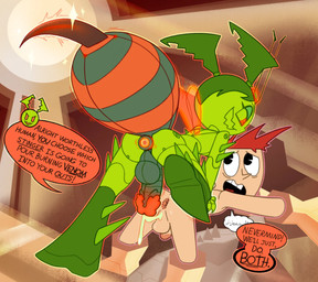 anal anal_penetration arthropod_abdomen bodily_fluids butt buttplug buttplug_in_ass buttplug_insertion corruption dripping duo forced genital_fluids gynomorph gynomorph/male human_on_robot imminent_sex insect_wings intersex intersex/male machine male object_in_ass penetration plug_(sex_toy) plug_insertion precum precum_drip rape restrained_arms restrained_legs restraints sex sex_toy sex_toy_in_ass sex_toy_insertion stinger submissive submissive_male text wings rolld6toporn my_life_as_a_teenage_robot nickelodeon brad_carbunkle jenny_wakeman android human humanoid mammal robot robot_humanoid english_text hi_res