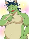 anthro belly biceps big_belly chinese_dragon chubby dragon fangs green_dragon green_skin hair horn kemono looking_at_viewer male morenatsu muscles pecs plain_background scalie shirako solo tatsuki
Rating: Questionable
Score: 5
User: BlackBoltEX
Date: March 25, 2014