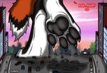 4_toes >:3 ambiguous_gender anthro barefoot black_body black_claws black_pawpads building car city claws crush day destruction digitigrade dirt extreme_size_difference faceless_ambiguous faceless_character feet foot_crush foot_fetish foot_focus footprint fur fur_markings hindpaw imminent_death larger_anthro lying macro markings multicolored_body multicolored_fur on_front on_one_leg pawpads pawprint paws plant raised_foot raised_paw rampage red_tail road size_difference sky solo standing stepped_on stepping stomping street tail text toe_claws toes traffic traffic_light tree underfoot underpaw vehicle walking white_body white_fur erickredfox redrick_(erickredfox) canid canine fox mammal red_fox true_fox hi_res