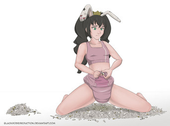 black_hair clean_diaper clothed clothing diaper hair key lock locked_diaper male pile simple_background solo text trapped_in_diaper wearing_diaper blackroseseduction ryhn humanoid lagomorph leporid mammal rabbit url
