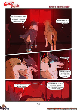 animal_genitalia animal_vulva balls blue_eyes canine_genitalia canine_vulva castle cheek_tuft dialogue duo facial_tuft female feral floppy_ears fluffy genitals looking_forward male male/female neck_tuft nub_tail rear_view red_sky side_view sky tail talking_feral text thinking tuft vulva window worried parooty mey_(parooty) skib australian_shepherd canid canine canis domestic_dog fox herding_dog husky hybrid mammal nordic_sled_dog pastoral_dog sheepdog spitz absurd_res comic english_text hi_res