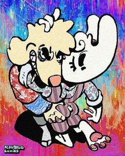 4_fingers abstract_background anthro anthro_on_anthro barefoot big_butt black_eyes blue_clothing blue_shirt blue_topwear butt butt_grab cigarette cigarette_in_mouth clothing duo eyes_closed feet fingers floral_print fur grin groping_from_behind hair hand_on_butt head_grab hug interspecies looking_at_viewer male male/male object_in_mouth on_one_leg overalls pawpads paws pink_nose pink_pawpads purple_clothing purple_overalls red_clothing red_shirt red_topwear shirt short_tail smile standing tail tan_body tan_fur tan_hair topwear white_body white_clothing white_fur white_hair white_shirt white_topwear rawdawgcomics bingus_(rawdawgcomics) stahli_(rawdawgcomics) canid canine canis domestic_dog lagomorph leporid mammal rabbit 2025 4:5
