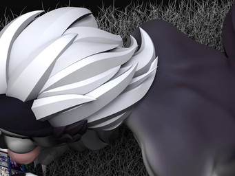 anthro armwear claws clothing female footwear hairpaws lying red_eyes shoes solo tail text bambookat e621 hellaverse helluva_boss mythology loona_(helluva_boss) canid canid_demon canine demon hellhound mammal mythological_canine mythological_creature 3d_(artwork) 4:3 animated digital_media_(artwork) english_text hi_res high_framerate huge_filesize no_sound short_playtime turntable_(animation) video