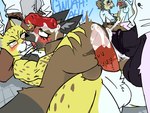 4:3 aggretsuko ahegao anal anal_penetration animal_genitalia animal_penis anthro anthro_on_anthro anthro_penetrated anthro_penetrating anthro_penetrating_anthro balls big_penis blush bodily_fluids canine_genitalia canine_penis cum cum_in_ass cum_inside cum_on_face cum_on_penis director_himuro equine_genitalia equine_penis felid feline_genitalia feline_penis femboy gangbang genital_fluids genitals group group_sex haida_(aggretsuko) hi_res humanoid_genitalia humanoid_penis hyena hyoudou knot leopard looking_pleasured male male/male male_penetrated male_penetrating male_penetrating_male mammal pantherine pb-art penetration penile penile_penetration penile_spines penis sanrio sex spotted_hyena tadano_(aggretsuko)