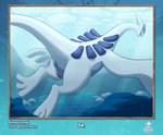 absurd_res anus female feral generation_2_pokemon genitals hi_res legendary_pokemon looking_at_viewer looking_back lugia nintendo pinup pokemon pokemon_(species) pose pussy sinnocturnal solo tail underwater water