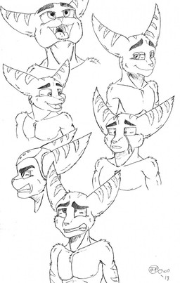 angry anthro armor bodily_fluids clenched_teeth crying expressions eyebrows facial_expressions fangs fur half-closed_eyes happy headgear helmet looking_aside looking_away looking_up male mouth_closed narrowed_eyes nude open_mouth smile solo tears teeth tongue uvula wide_eyed worried jimfoxx ratchet_and_clank sony_corporation sony_interactive_entertainment ratchet_(ratchet_and_clank) lombax mammal 2018 expression_sheet hi_res multiple_images signature