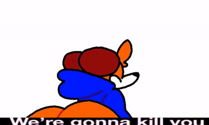ambiguous_gender ambiguous_pov animated_gif anthro anus backsack balls big_butt blue_clothing blue_hoodie blue_topwear butt close-up clothed clothing facesitting facesitting_pov femboy first_person_view genitals hoodie imminent_facesitting male partially_clothed presenting presenting_anus presenting_hindquarters simple_background sitting sitting_on_another solo text thick_thighs topwear white_background x_anus superiorfox soups_(superiorfox) canid canine fox mammal animated digital_media_(artwork) english_text meme short_playtime