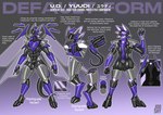 abs alternate_form anthro armor black_body black_latex bottomwear bulge clothing description digitigrade energy_wings footwear front_view furgonomic_bottomwear furgonomic_footwear furgonomic_headwear furgonomics gradient_background headgear helmet high_heels latex machine male metallic_body multicolored_body plantigrade power_armor purple_body rear_view science_fiction shoes simple_background solo standing tail text unusual_anatomy unusual_wings visor wings y2k_(graphic_design) jooshy mythology yuudi_(vivid) animate_inanimate dragon living_armor living_clothing mythological_creature mythological_scalie robot scalie 2021 english_text model_sheet