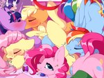 blue_body blue_eyes blush cunnilingus female female/female group group_sex horn kissing one_eye_closed oral orgy sex tongue tongue_out vaginal wings chura_chu friendship_is_magic hasbro my_little_pony mythology applejack_(mlp) fluttershy_(mlp) pinkie_pie_(mlp) rainbow_dash_(mlp) rarity_(mlp) twilight_sparkle_(mlp) equid equine horse mammal mythological_creature mythological_equine pegasus pony unicorn 4:3 absurd_res hi_res