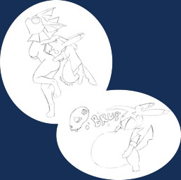anthro anthrofied bone breasts burping burping_up_bones burping_up_object digestion digestion_noises duo fatal_vore featureless_breasts female feral hand_on_butt male male/female vore chaoshetra nintendo pokemon cyote eeveelution generation_1_pokemon pikachu pokemon_(species) vaporeon absurd_res alpha_channel hi_res