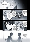 anthro clothing comic english_text female hard_translated hi_res human laboratory layer_(artist) male mammal marine muscular muscular_male reptile scalie stasis_chamber text third-party_edit translated yuka_(layer)