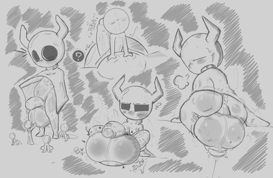 balls big_balls big_penis bodily_fluids cock_vore crossgender cum cum_vore digestion ejaculation faceless_character fatal fatal_vore genital_fluids genitals huge_balls huge_penis hyper hyper_balls hyper_genitalia hyper_penis male male/male male_pred mass_vore multiple_prey penile penis size_difference vore willing_prey badartist hollow_knight_(franchise) team_cherry the_knight_(hollow_knight) comic hi_res monochrome