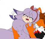 2015 anthro bandicoot big_breasts bodily_fluids breasts canid canine clothed clothed/nude clothing digital_media_(artwork) duo fan_character featureless_breasts female fingering fox genital_fluids hand_on_breast hi_res male male/female mammal marsupial masturbation nude perci_the_bandicoot sega sex sonic_boom sonic_the_hedgehog_(series) superbunnygt vaginal vaginal_fingering vaginal_fluids