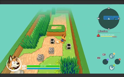 anthro attack blockage_(layout) clothed clothing controller dipstick_ears dipstick_limbs dipstick_tail ear_markings fur game_controller gameplay_mechanics gesture grass gui health_bar hoodie male map markings melee_weapon multicolored_body multicolored_ears multicolored_fur plant semi-anthro shirt solo sword tail tail_markings testing text topwear weapon tardor opap canid canine fox mammal 16:10 2022 3d_(artwork) 3d_animation animated digital_media_(artwork) english_text high_framerate no_sound short_playtime unfinished video widescreen