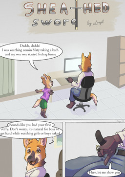anthro belt bottomwear chair clothing computer computer_keyboard dialogue duo electronics furniture innocence living_room male male/male on_chair pants removing_pants shorts sitting sitting_on_chair smile standing text young young_anthro young_male liryal ibera_(liryal) canid canine mammal maned_wolf absurd_res comic english_text hi_res multiple_scenes father_(lore) father_and_child_(lore) father_and_son_(lore) incest_(lore) parent_(lore) parent_and_child_(lore) parent_and_son_(lore) son_(lore)