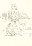 anthro car female solo text vehicle n2o toyota_supra canid canine fox mammal english_text hi_res