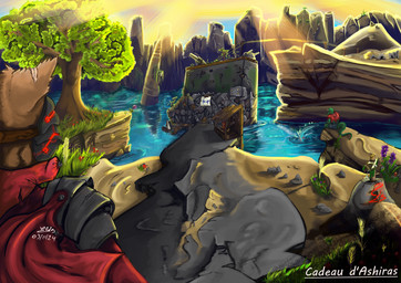 anthro armor bunker cliff clothing detailed_background female flower fur grass group headgear helmet landscape male outside plant road rock sand siege_weapon sky tombstone tree water azucorp_(director) caldera bazou_(azucorp) brim_(azucorp) aquatic felid feline fish lizard mammal reptile scalie absurd_res digital_media_(artwork) digital_painting_(artwork) hi_res huge_filesize painting_(artwork)