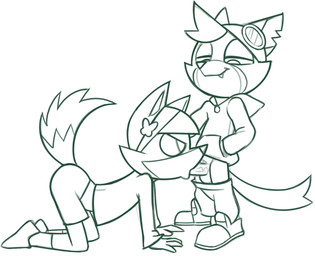 accessory all_fours angry angry_sex annoyed anthro anthro_on_anthro anthro_penetrated anthro_penetrating anthro_penetrating_anthro arm_support balls bent_arm bent_legs big_ears big_eyes biped bottomwear bottomwear_down butterfly_clip cheek_tuft clothed clothed_anthro clothed_female clothed_sex clothing dipstick_tail duo extended_arms eyes_mostly_closed eyewear eyewear_on_head facial_tuft fangs fellatio female female_penetrated fingers footwear forward_arm_support fully_clothed fully_clothed_anthro fully_clothed_female fur fur_tuft genitals goggles goggles_on_head hand_in_pocket head_tuft hoodie humanoid_genitalia humanoid_hands humanoid_penis interspecies iris loli looking_at_another looking_at_partner looking_down looking_down_at_another looking_down_at_partner male male/female male_penetrating male_penetrating_female markings mouth_closed narrowed_eyes no_pupils notched_ear oral oral_penetration pants pants_down partially_clothed partially_clothed_anthro partially_clothed_male penetration penile penis penis_in_mouth plantigrade pockets pointy_ears prick_ears sex shirt shoes shorts shota side_view smile smiling_at_another smiling_at_partner smirk smirking_at_another smirking_at_partner smug snout socks standing straight_legs tail tail_markings teeth topwear tuft vein veiny_penis young young_anthro young_female young_male young_on_young redout murphy_and_mitzi murphy_(ajmarekart) vivian_(ajmarekart) canid canine domestic_cat felid feline felis fox mammal 2024 black_and_white digital_drawing_(artwork) digital_media_(artwork) monochrome