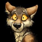 1:1 2016 :< alpha_channel ambiguous_gender black_body black_eyes black_fur black_nose brown_body brown_fur canid canine canis constricted_pupils coyote digital_media_(artwork) feral front_view fur headshot_portrait icon kenket looking_at_viewer mammal multicolored_body multicolored_fur portrait pupils reaction_image shocked simple_background small_pupils solo sticker tan_sclera transparent_background white_body white_fur yellow_sclera