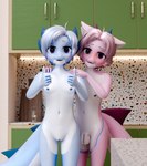 2_penises andromorph anthro balls diphallism duo genitals intersex male multi_genitalia multi_penis nipples nude penis pussy young caylleen mythology ren_itsuki ryuuta_itsuki dragon fish marine mythological_creature mythological_scalie scalie shark 3d_(artwork) absurd_res digital_media_(artwork) hi_res brother_(lore) brothers_(lore) maleherm_(lore) sibling_(lore)