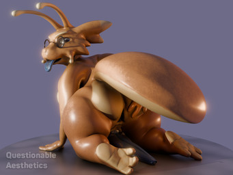 3_fingers 3_toes antennae_(anatomy) anthro anus blue_penis blue_tongue butt erection eyewear feet fingers genitals glasses male orange_body penis presenting presenting_anus presenting_hindquarters simple_background slightly_chubby solo spread_anus spreading tail tapering_penis thick_tail thick_thighs toes tongue tongue_out unusual_anatomy unusual_genitalia unusual_penis wearing_glasses wide_hips yellow_butt questionable_aesthetics_(artist) questionable_aesthetics_(modeler) benny_(questionable_aesthetics) banana_slug gastropod mollusk slug 3d_(artwork) 4:3 absurd_res blender_(artwork) blender_cycles_(artwork) digital_media_(artwork) hi_res herm_(lore)