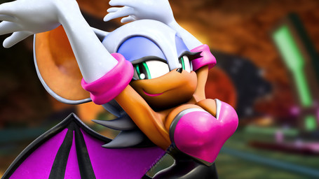 anthro big_breasts bodysuit breasts cleavage clothed clothing female green_eyes hair looking_at_viewer skinsuit smile solo tight_clothing white_hair wings hunicrio sega sonic_the_hedgehog_(series) rouge_the_bat bat mammal 16:9 3d_(artwork) 4k absurd_res digital_media_(artwork) hi_res widescreen
