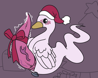 accessory anal anal_penetration animal_genitalia beak big_penis blush blush_lines bodily_fluids bow_ribbon buttplug buttplug_in_ass buttplug_insertion christmas_clothing christmas_headwear christmas_tree clothing cube_(object) dripping feathered_wings feathers feral genital_fluids genital_slit genitals ghost_tail gift hat headgear headwear holidays huge_penis hyper hyper_genitalia hyper_penis looking_at_viewer male object_in_ass penetration penis penis_accessory penis_ribbon plant plug_(sex_toy) plug_insertion precum precum_drip ribbons santa_hat sex_toy sex_toy_in_ass sex_toy_insertion side_view solo tapering_penis throbbing throbbing_penis tree vein veiny_penis wings gandergeist christmas gandergeist_(character) anatid anseriform anserine avian bird ghost goose spirit aliasing digital_media_(artwork) hi_res